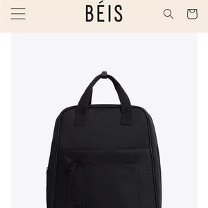 NEW Beis Expandable Backpack (Black)